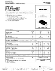 MHW930 datasheet pdf Motorola