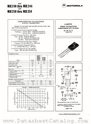 MJE251 datasheet pdf Motorola