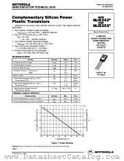 MJE243 datasheet pdf Motorola