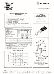 MJE4921 datasheet pdf Motorola