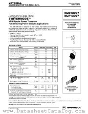 MJF13007 datasheet pdf Motorola