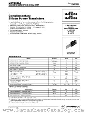 MJF3055 datasheet pdf Motorola