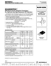 MJW16206 datasheet pdf Motorola