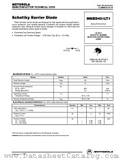 MMBD451LT1 datasheet pdf Motorola