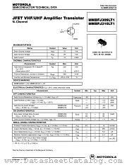 MMBFJ310LT1 datasheet pdf Motorola