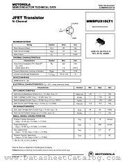 MMBFU310LT1 datasheet pdf Motorola