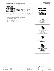 MRF947AT1 datasheet pdf Motorola