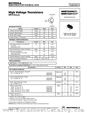 MMBT5550LT1 datasheet pdf Motorola
