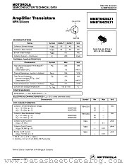 MMBT6428LT1 datasheet pdf Motorola