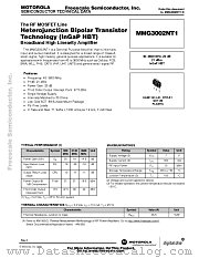MMG3002NT1 datasheet pdf Motorola