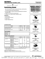 MMSD1000LT1 datasheet pdf Motorola