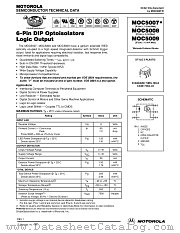 MOC5007 datasheet pdf Motorola