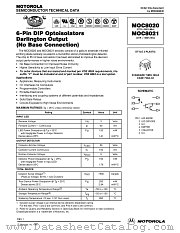 MOC8020 datasheet pdf Motorola