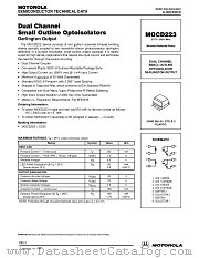 MOCD223 datasheet pdf Motorola