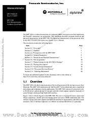 MPC7450 datasheet pdf Motorola