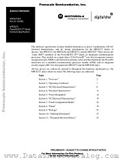 MPC8271VR datasheet pdf Motorola