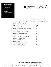 MPC8250EC datasheet pdf Motorola