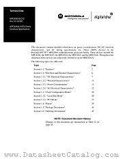 MPC826XACZU datasheet pdf Motorola