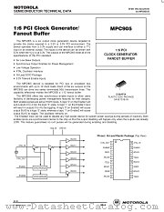 MPC905 datasheet pdf Motorola