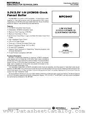 MPC9447D datasheet pdf Motorola