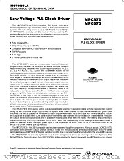 MPC973 datasheet pdf Motorola