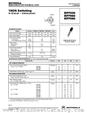 MPF990 datasheet pdf Motorola