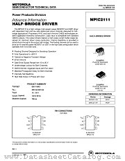 MPIC2111P datasheet pdf Motorola