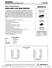 MPIC2112 datasheet pdf Motorola