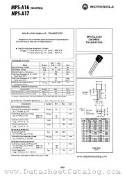MPS-A17 datasheet pdf Motorola