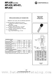 MPS-K22 datasheet pdf Motorola