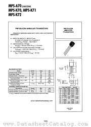 MPS-K72 datasheet pdf Motorola