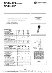 MPS-D06 datasheet pdf Motorola