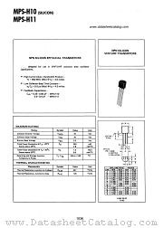 MPS-H11 datasheet pdf Motorola