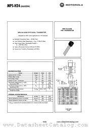 MPS-H24 datasheet pdf Motorola