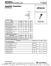 MPS4124 datasheet pdf Motorola