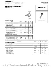 MPS6428 datasheet pdf Motorola