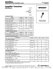 MPS6507 datasheet pdf Motorola