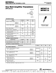 MPS6715 datasheet pdf Motorola