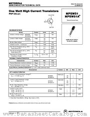 MPSW51A datasheet pdf Motorola
