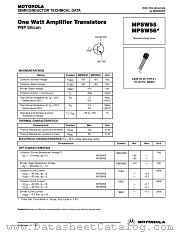 MPSW56 datasheet pdf Motorola