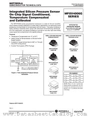 MPXV4006G datasheet pdf Motorola