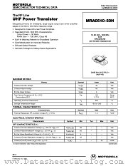 MRA051050H datasheet pdf Motorola