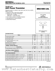 MRA100035L datasheet pdf Motorola