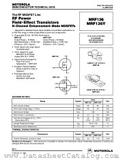 MRF136 datasheet pdf Motorola