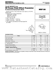 MRF150 datasheet pdf Motorola