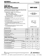 MRF15030 datasheet pdf Motorola