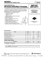 MRF1507T1 datasheet pdf Motorola