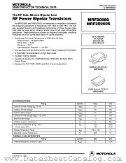 MRF20060S datasheet pdf Motorola