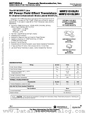MRF21010LR1 datasheet pdf Motorola