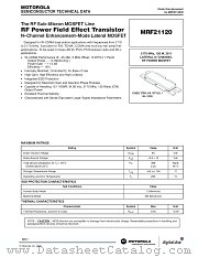 MRF21120 datasheet pdf Motorola